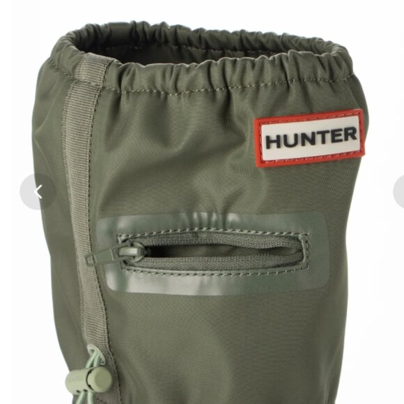 NEW HUNTER Original Tall Travel Boots in lichen green/everglade green 261 6T8 - Picture 7 of 8
